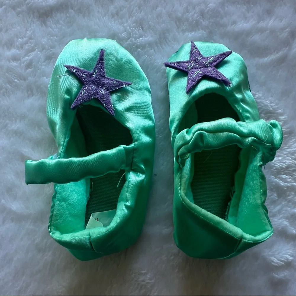 Disney Baby little mermaid Ariel costume dress 12-18 months slippers Halloween